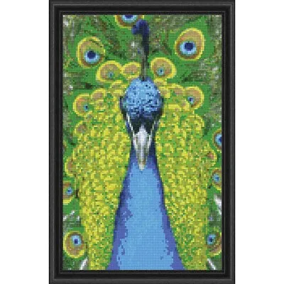 PixelHobby Peacock  Kit & Frame Mosaic Art Kit • $83.98