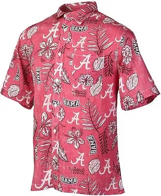 Wes And Willy Mens College Hawaiian Shirt Vintage Floral (Schools A-M) • $63.99