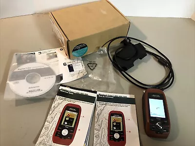 Magellan Triton 300 Handheld GPS Complete Set In Box Tested Works • $30