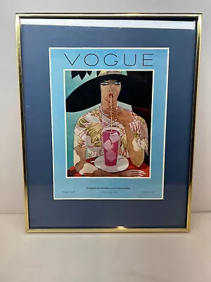 Framed Vogue Cover Free Shipping • $52