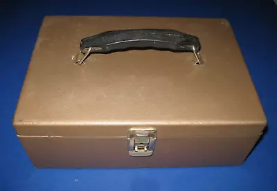 Vintage Rockaway Metal Cash Lock Box - NO LOCK - 11  X 8  X 4  • $2