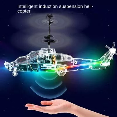 Helicopter Infrared Sensor Aircraft Red Blue Flying Toys RC Plane  Boys Girls • $16.19