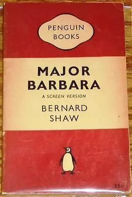 Bernard Shaw / MAJOR BARBARA 1st Edition 1951 • $12.62