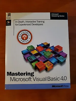 Microsoft Visual Basic 4.0 Enterprise Upgrade Edition PC Windows 95  • $55