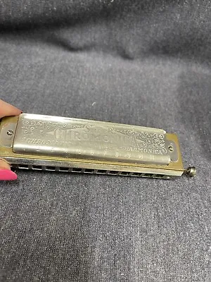 Vintage M. Hohner Super Chromonica Chromatic C Harmonica W/slide • $65