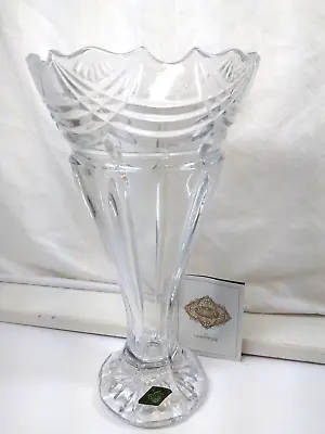 SHANNON Crystal Vase By Godinger  Espirit  #4620 12  Tall. DS07 • $65