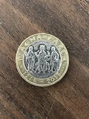 2015 Magna Carta £2 Two Pound Coin Circulated - Free Post • £4.55