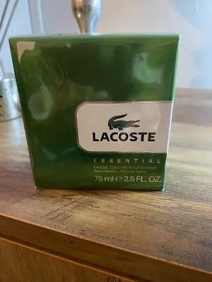 Lacoste Essential Eau De Toilette Spray 75ml Mens BNIB SEALED GENUINE! • £28.99