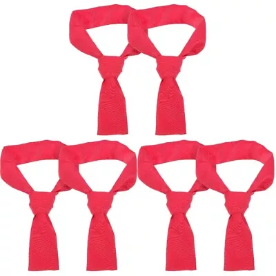  6 Pcs Red Cotton Chef Bow Tie Man Work Adjustable Neckerchief Unisex Cooking • £12.99