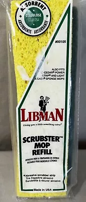 Libman O Cedar Scrubster Mop Refill Squeeze Ease Deep Clean Power Strip Light Ea • $6.99