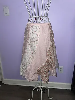 BILA Size Medium Pink Floral Fairycore Midi Skirt  • $20