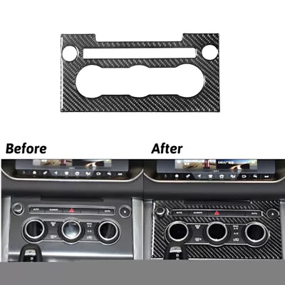 Carbon Fiber Climate Control Panel Cover Trim For Land Range Rover Sport 2014-17 • $39.59