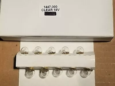 AMERICAN FLYER 10 PACK 1447 BULBS 18volt For Light Carsstationsturnoutstowers • $10.95