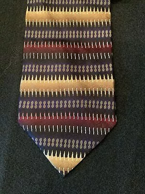 Di Moggi 100% Silk Mens Tie XL Long 65x4  • $10