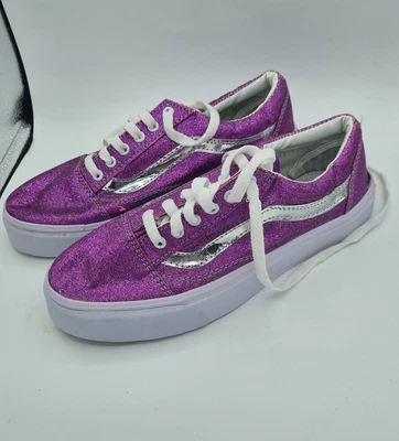 $32 • Buy Glitter Purple Vans Size 6