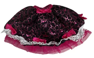 Monster High Sweet 1600 Draculaura Doll Skirt Replacement  Pink Black With Bows • $14.99