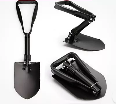 Military Folding Shovel-Tri-fold Collapsible Camping/Garden Tool W/soft Case • $20