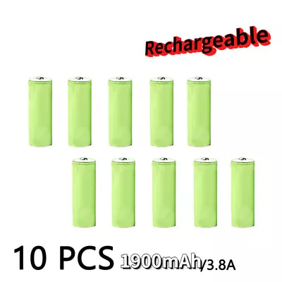 NCR18500A 18500 10 PCS Rechargeable Camera  Li-lon Battery For Panasonic 1900mAh • £112.79