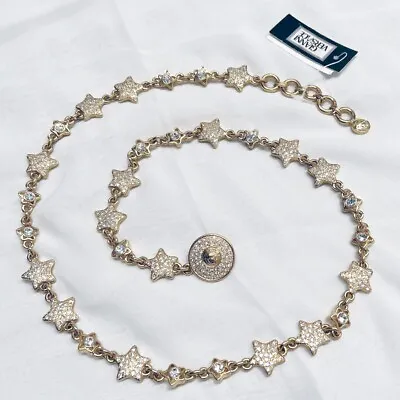 VINTAGE Iconic Gianni Versace Couture Gold Chain Belt Swarovski Medusa Star • $2999