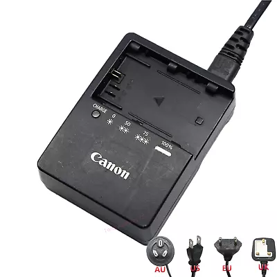  Genuine Canon LC-E6E Charger For LP-E6 LP-E6N Battery EOS 6D 7D 60D 70D 80D • £18.83