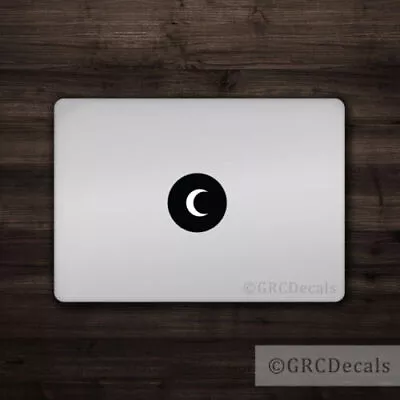 Crescent - Mac Apple Logo Cover Laptop Vinyl Decal Sticker Macbook Unique Moon • $4