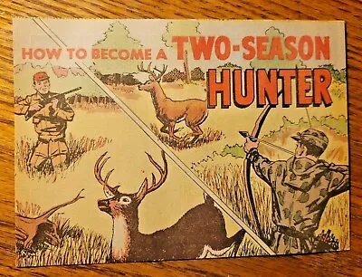 3 Pack Vintage Bear Archery How To Become A Two Season Hunter Comic Ad  Mint  • $16.99