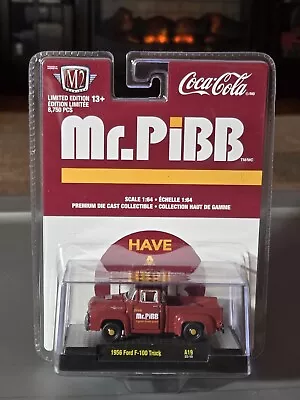 2022 M2 Machines A19 Coca-Cola Mr. Pibb 1956 Ford F-100 Truck 1/64  • $11.99