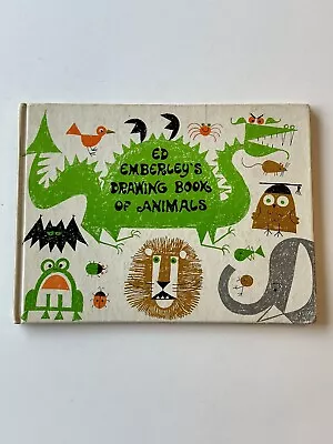 Ed Emberley’s Drawing Book Of Animals - By Ed Emberley - Hardcover Book - 1970 • $15