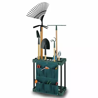 Garden Tool Rack Shed Storage Gardening Caddy Equipment Holder Store Organiser • £16.45