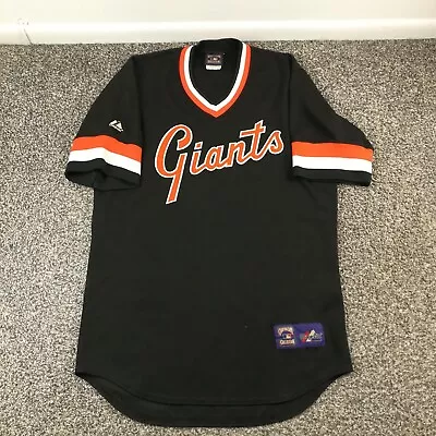 Vintage San Francisco Giants Jersey Majestic Sewn Cooperstown Mens Medium • $69.99