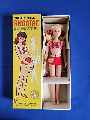 Vintage Barbie Skooter Pale Blonde Wrist Tag Liner Stand Accessories No Play • $350