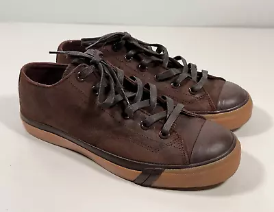 Pro Keds Royal Lo Brown Leather Cap Toe Sneakers Men Size 8 M • $39.99