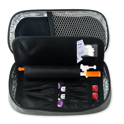 Insulin Cooling Bag Pill Protector Medical Cooler Travel Case Diabetic Pocket UK • £11.51