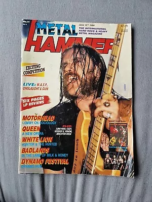Metal Hammer Music Magazine No.11 Vol.4 1989 Lemmy / Queen / Motorhead  • £6.99