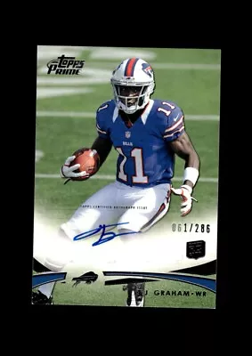 2012 Topps Prime Rookie Autographs: #  9 T.J. Graham /286 NM-MT OR BETTER • $0.79