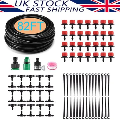 £14.90 • Buy Irrigation Micro Watering Drip System Garden Plant Hose Automatic Kit Greenhouse