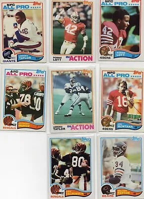 1982 And 83 Topps Football Complete Sets  • $150