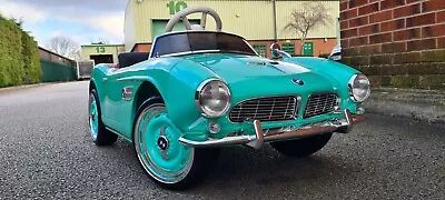 £219.99 • Buy Licensed Bmw Classic 507 Childrens Kids Ride On Car  With Leather Seat