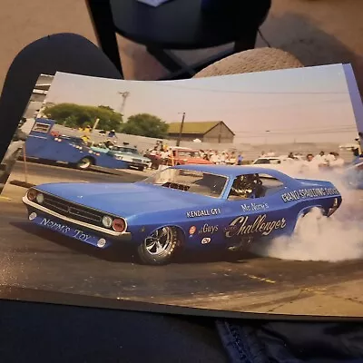 8x10 Photo Gary Dyer Driving Mr Norms Challenger Funny Car • $6.99