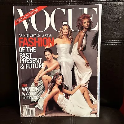 Vintage Vogue Magazine November 1999 Millennium Special • $60