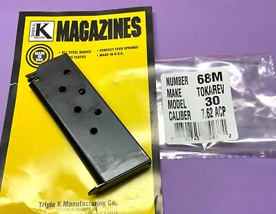 Triple K # 68m TT Tokarev 8 Rd 7.62 Pistol Magazine 7.62x25 TT33 TT30 TTC/CUGIR • $39.99