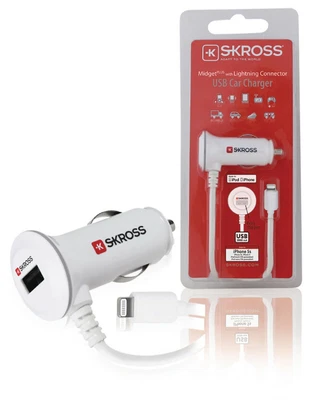 £9.99 • Buy New SKROSS Midget USB Car Charger With Lightning Connector IPhone / IPad / IPod