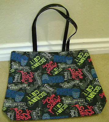 Mattel Monster High Tote Bag -  Large Versatile  • $8.50