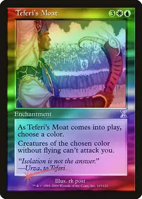 Teferi's Moat FOIL Time Spiral - Timeshifted HEAVILY PLD Special CARD ABUGames • $4.19