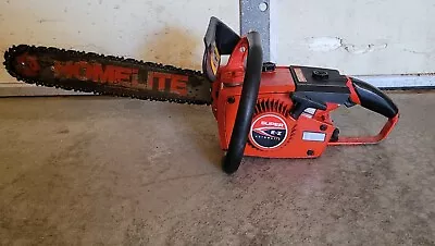 Vintage Homelite  Super EZ Automatic Chainsaw 16  Bar And Chain Runs Good • $125