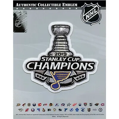 $15.95 • Buy 2019 NHL Stanley Cup Champions St Louis Blues Jersey Patch