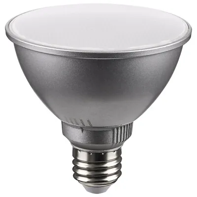 SATCO S11583 - 11 Watt PAR30SN LED BULB - CCT Selectable - Silver Finish (6 Pk) • $69.99