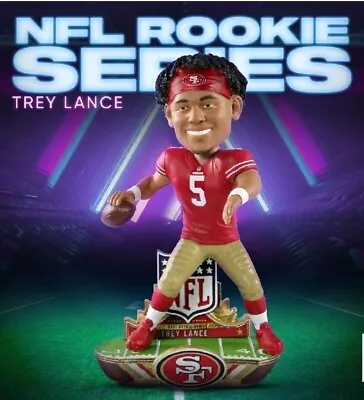 $80 • Buy TREY LANCE San Francisco 49ers 2021 NFL Rookie Series Bobblehead #'d/321 NIB