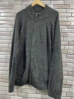 Marc Anthony Mens XXL  Full Zip Up Sweater Jacket High Neck Wool Alpaca Blend • $39.99