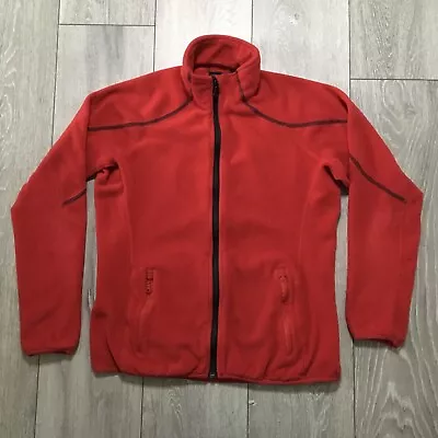 Musto Jacket UK 12 Womens Red Evolution Arctec 240 Fleece Outdoors Full Zip • £39.95